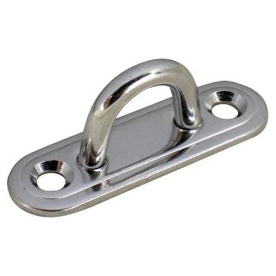 Stainless Steel Kayak Motor Lift Oblong Eye Plates - Seadog