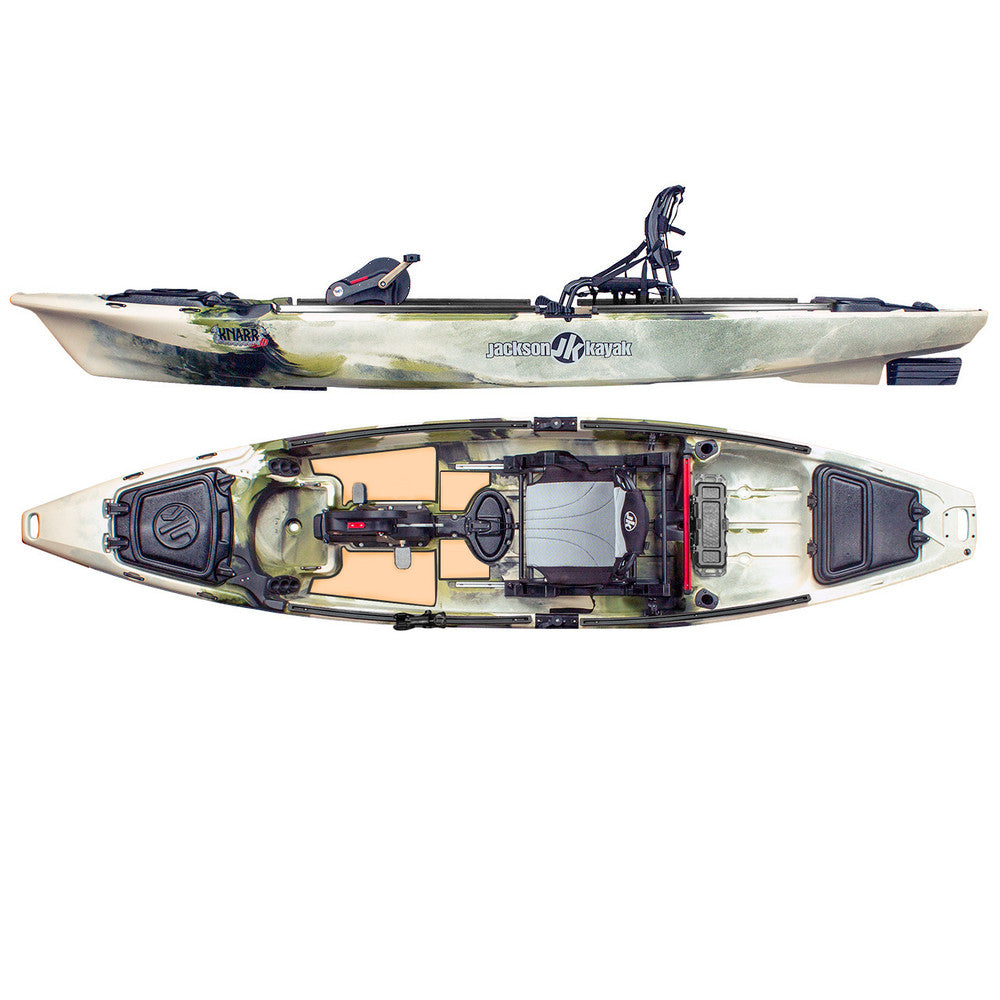 13' 9" Jackson Kayak Knarr FD Pedal Drive Fishing Kayak