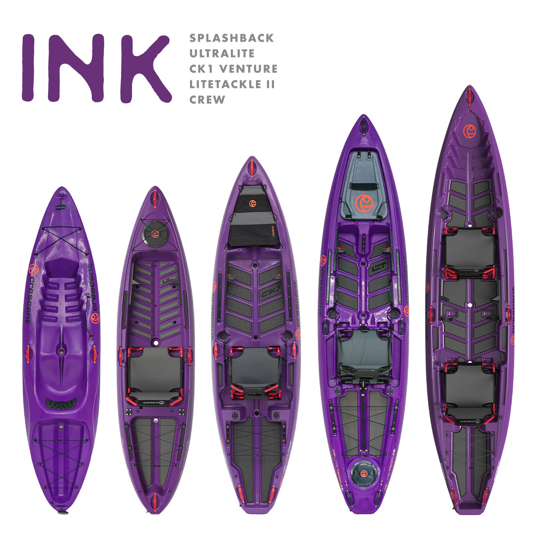 11' Crescent Kayak CK1 Venture Fishing Kayak