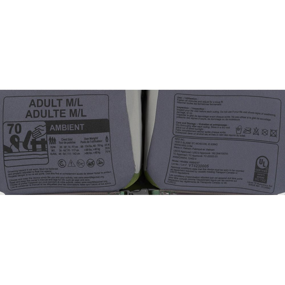 NRS Ambient Touring Kayak PFD