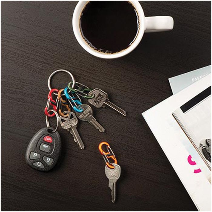 Nite Ize - S-Biner Microlock - 5 Pack Assorted Color Carabiners