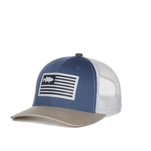 Outdoor Cap Standard BASS76 Blue/White (One Size Fits)