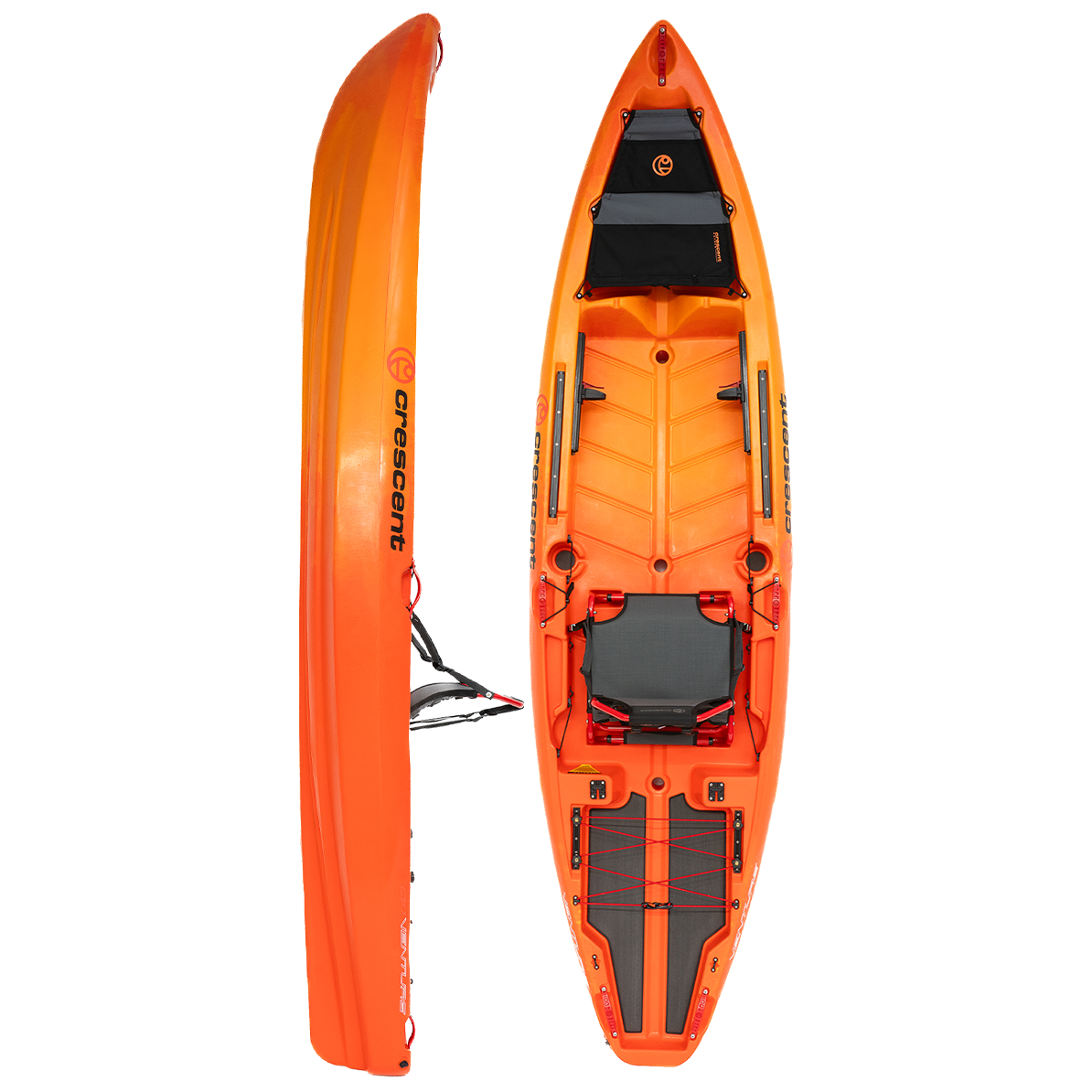 11' Crescent Kayak CK1 Venture Fishing Kayak