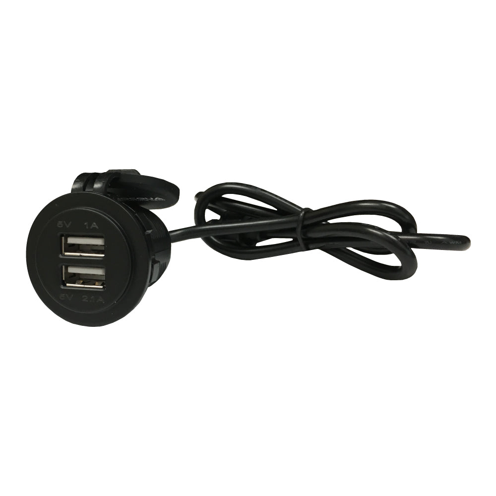 Nocqua - Dual Port Surface Mount Kayak USB Adapter