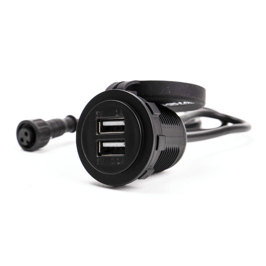 Nocqua - Dual Port Surface Mount Kayak USB Adapter