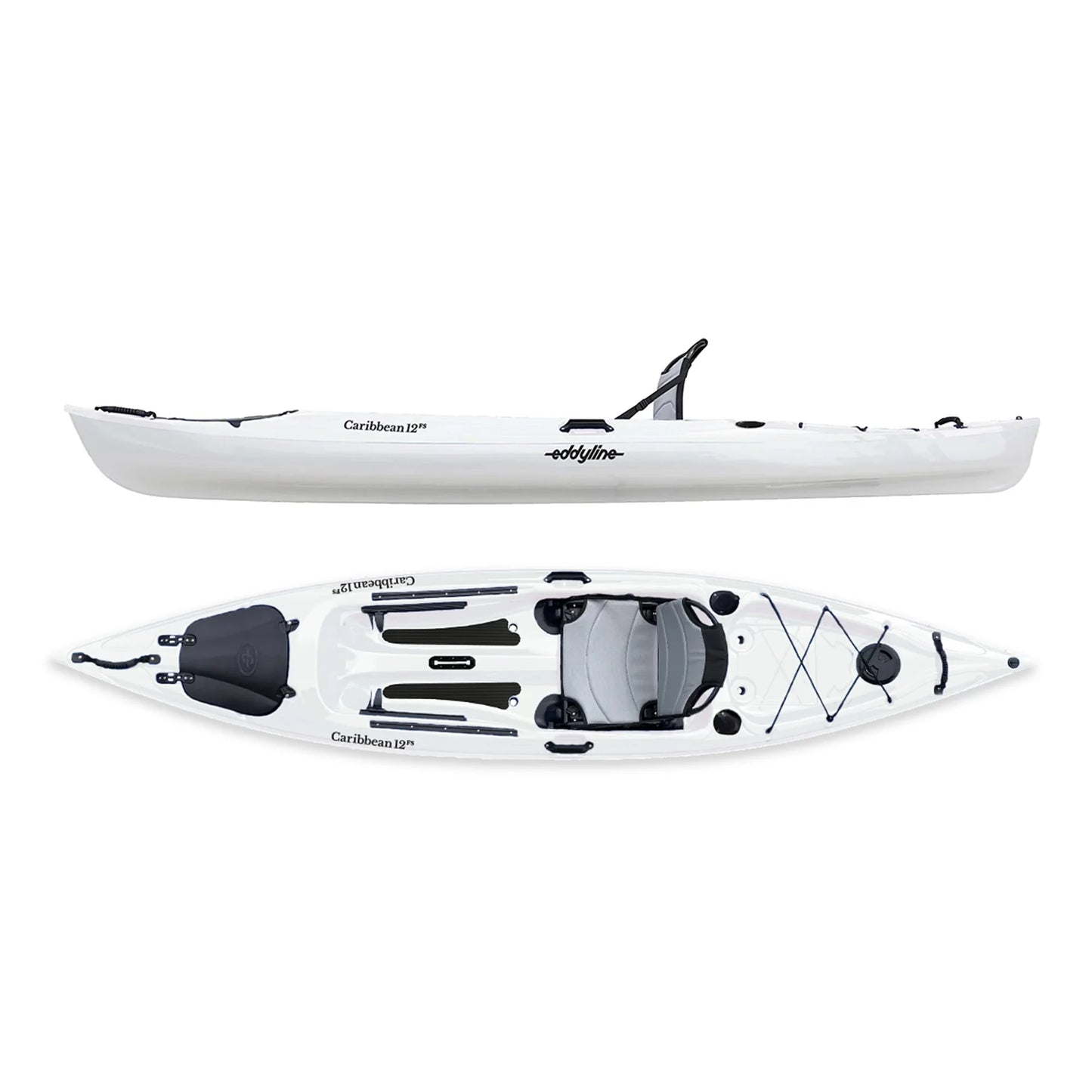 12' Eddyline Caribbean 12FS Lightweight Recreational Kayak