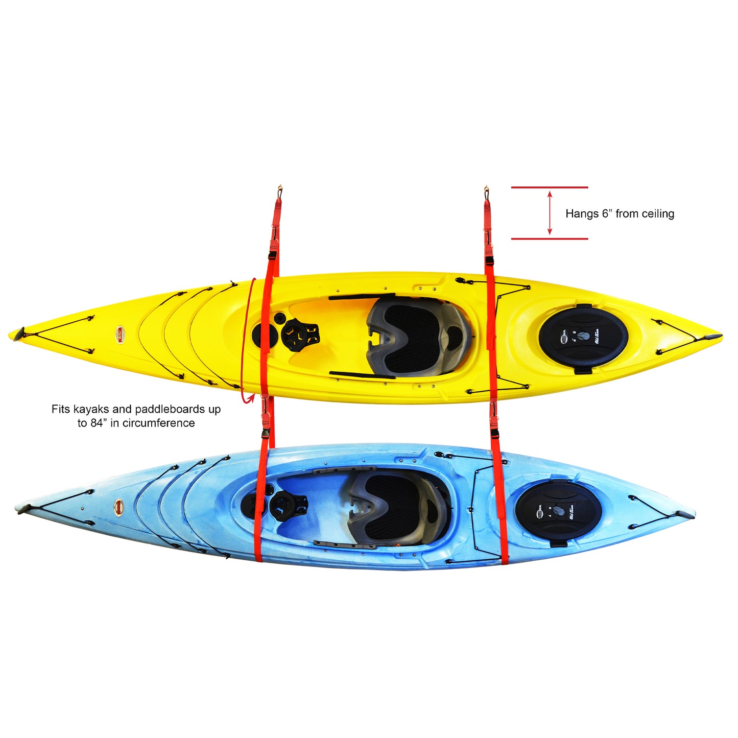 Malone SlingTwo™ Double Kayak Hanging Storage System