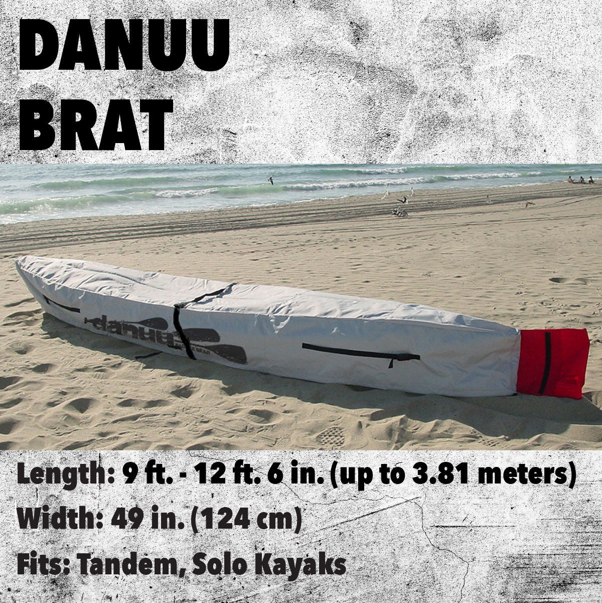 Danuu - Brat Kayak Cover 9' to 12'6"