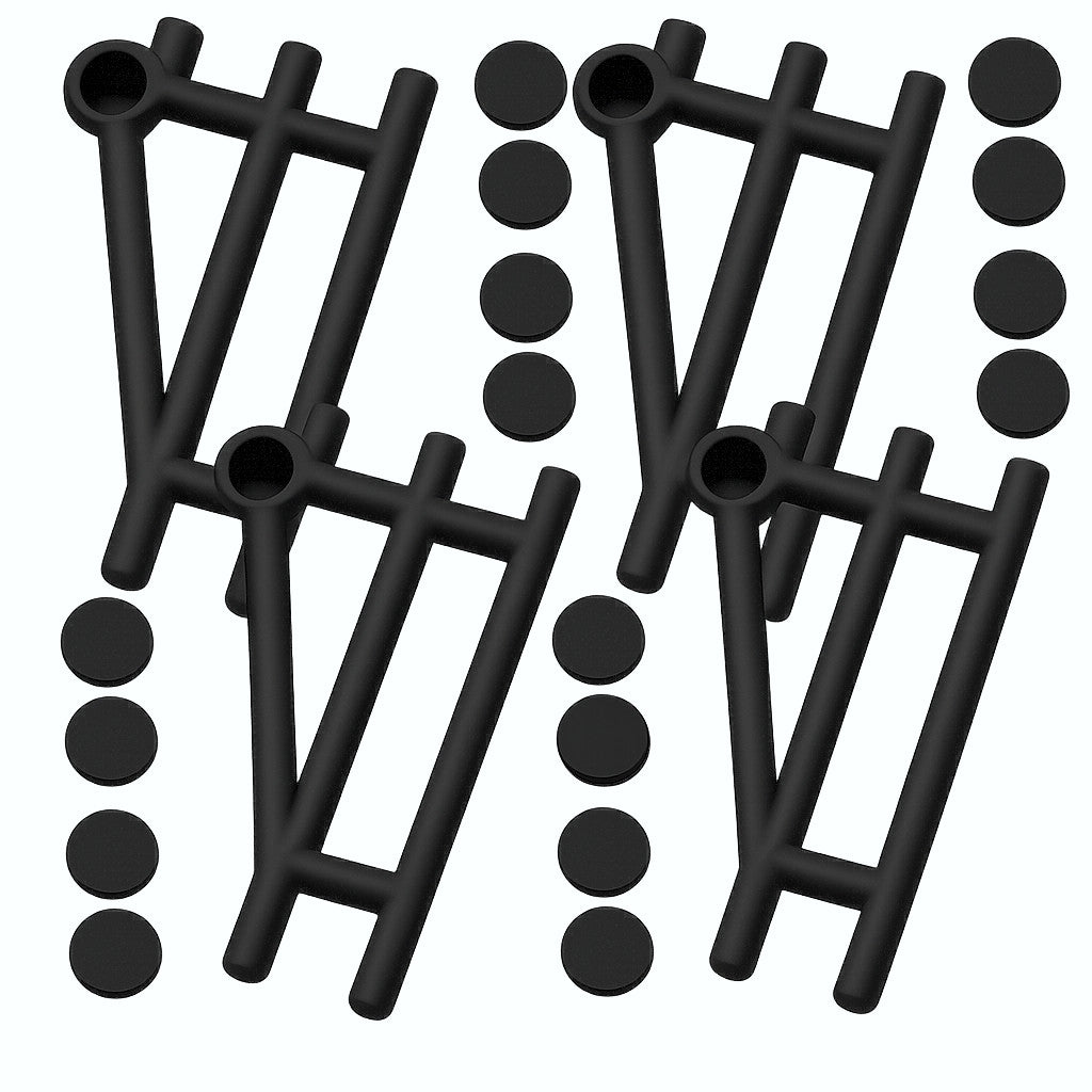 Yakworks - 2 or 4 Pack Kayak Tie-Down Strap Holders / Organizers
