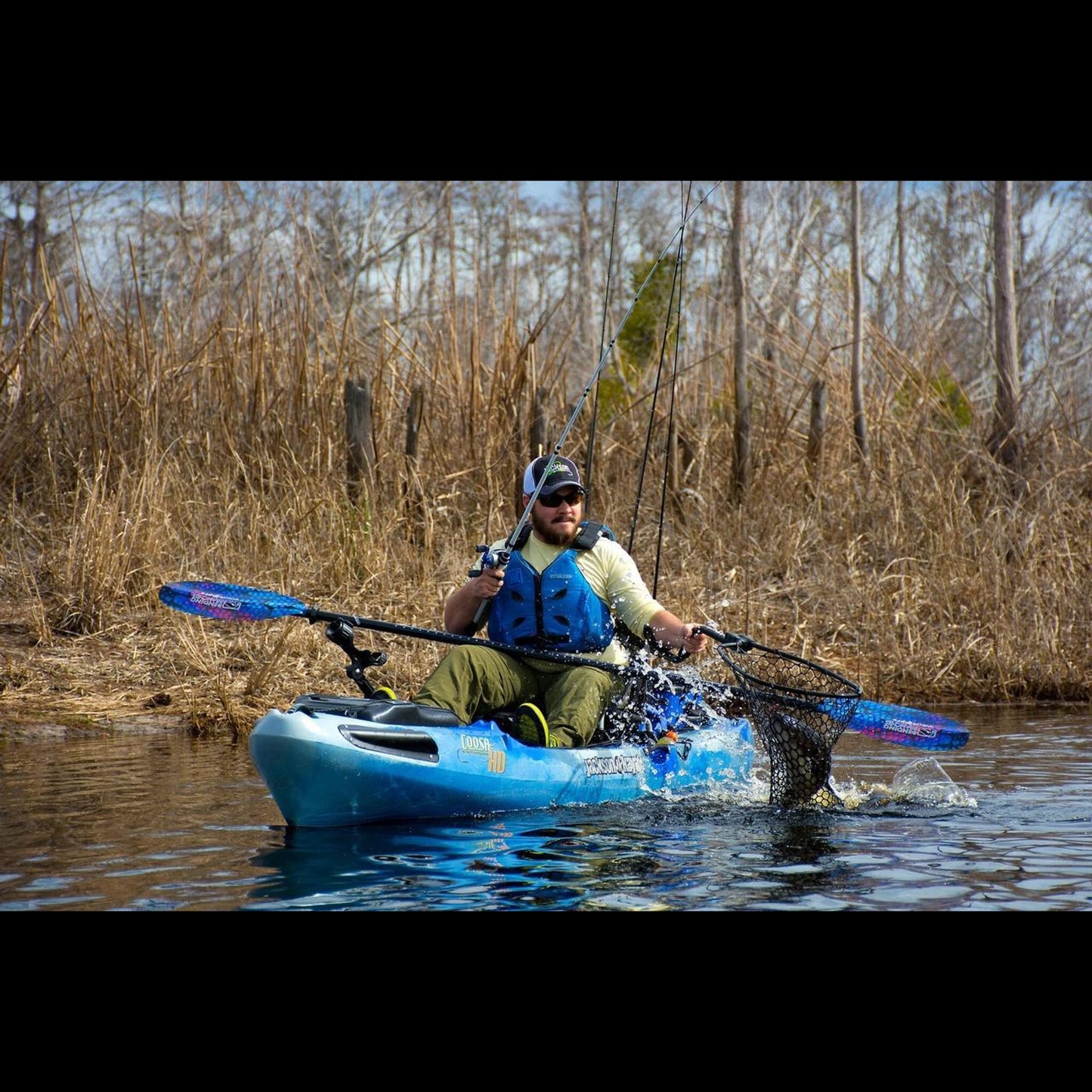 Leverage Landing Net®, 20'' x 21'' Hoop - YakAttack