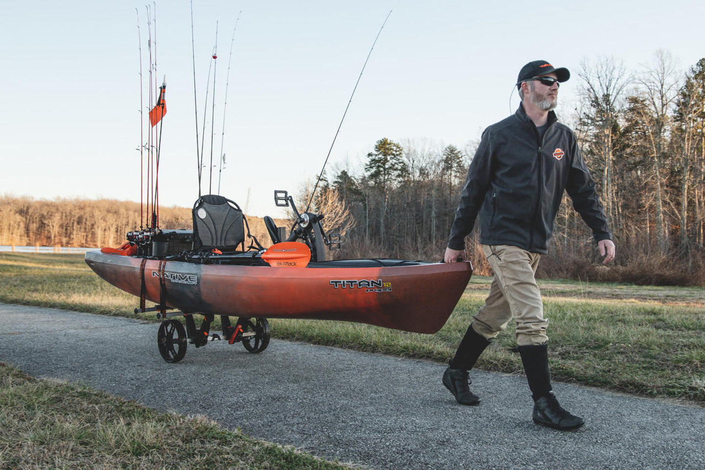 Yak Attack - TowNStow BarCart Kayak Cart