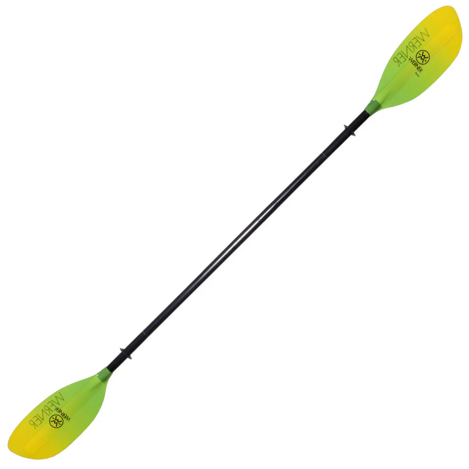 Werner Paddles - Shuna 2 Piece Straight Shaft Premium Kayak Paddle