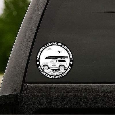Yakworks Kayak - 6" Window Sticker - Southport Bronco