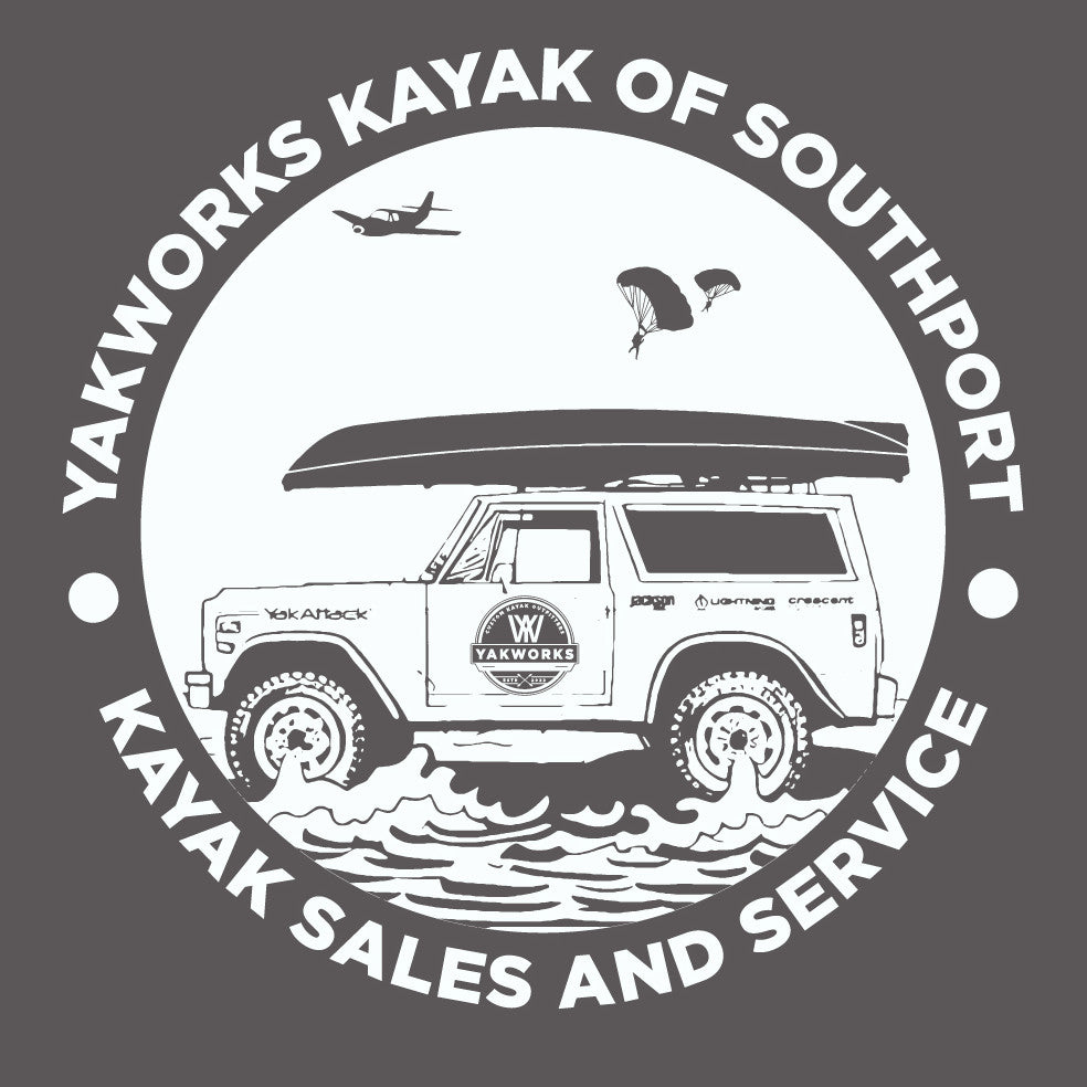 The Official Yakworks Kayak Southport Adventure Kayaking T-Shirt