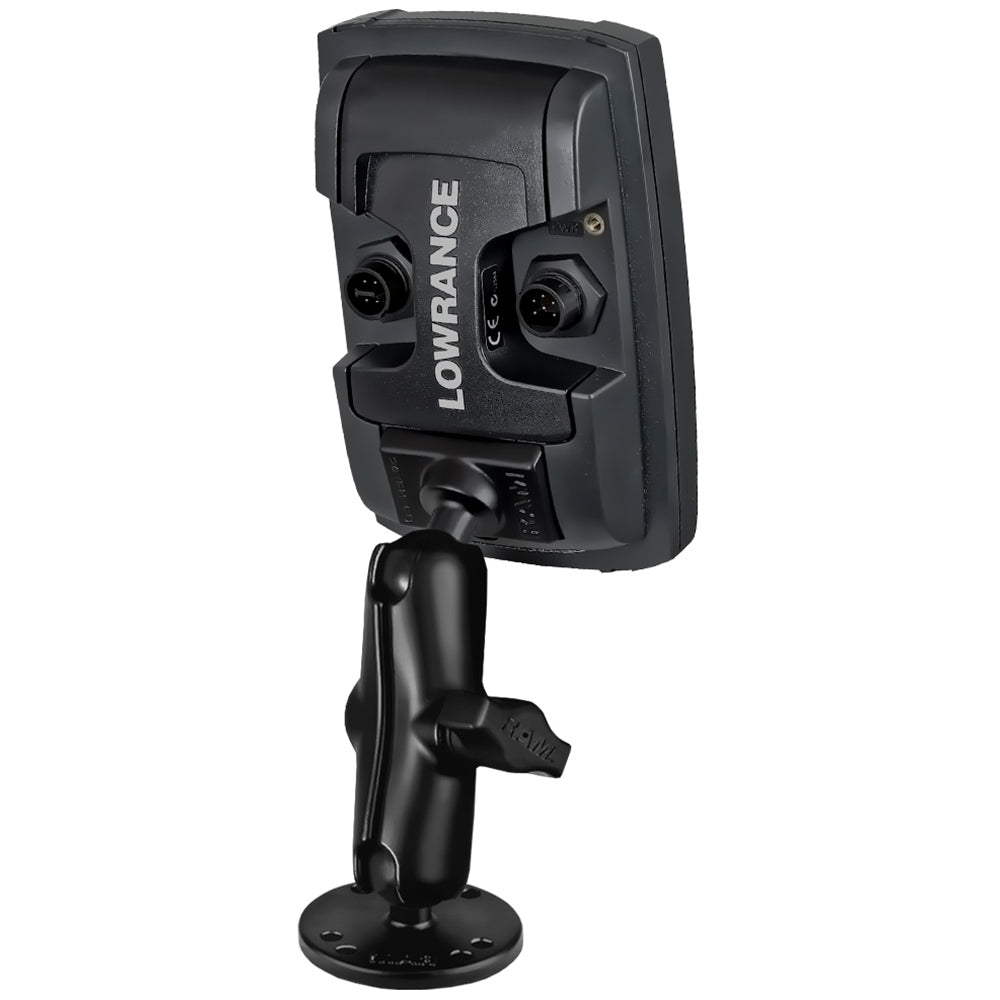 Quick Release Kayak Mount for Lowrance Mark & Elite 4 - Ram Mounts