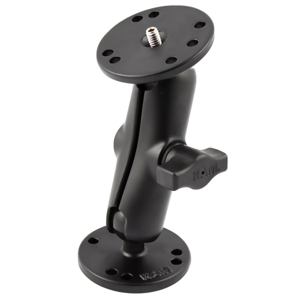 RAM® Kayak Double Ball Mount with 1/4"-20 Camera Thread - Ram Mounts