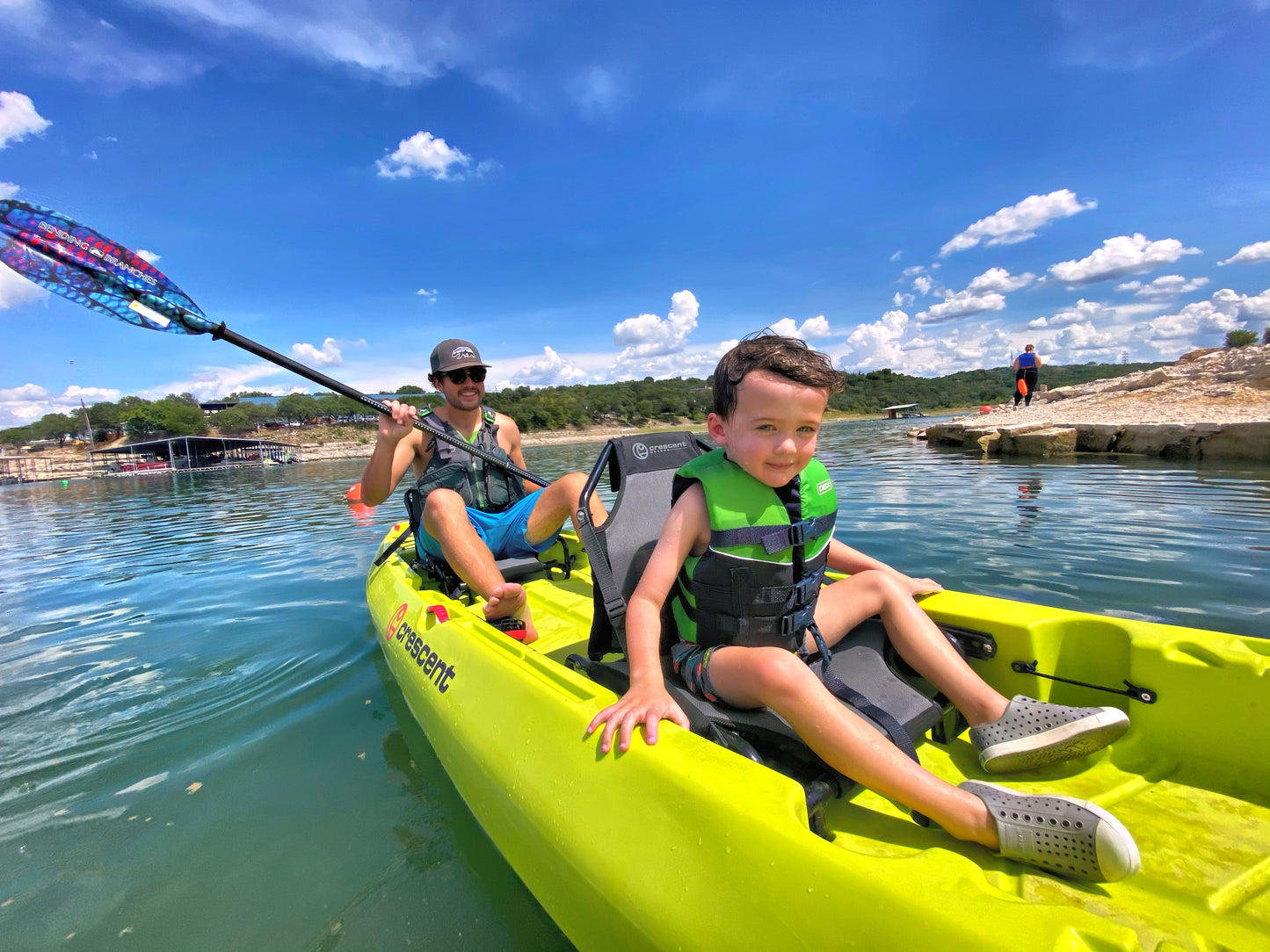 13' Crescent Kayak Crew 2+1 Tandem Fishing Kayak