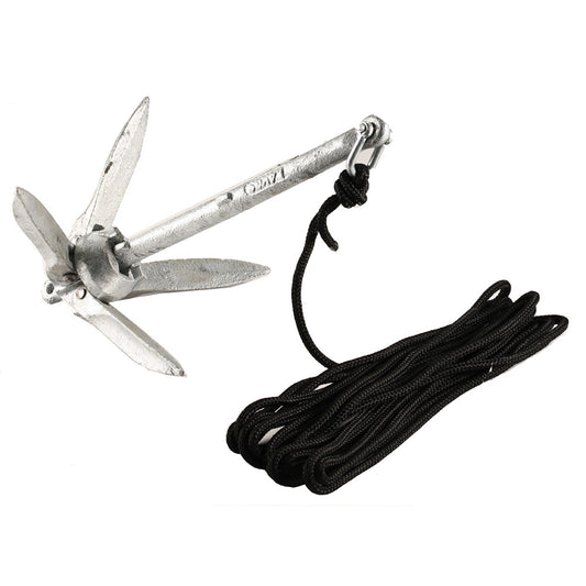 Attwood Marine 3 Pound Kayak Grapnel Anchor Kit