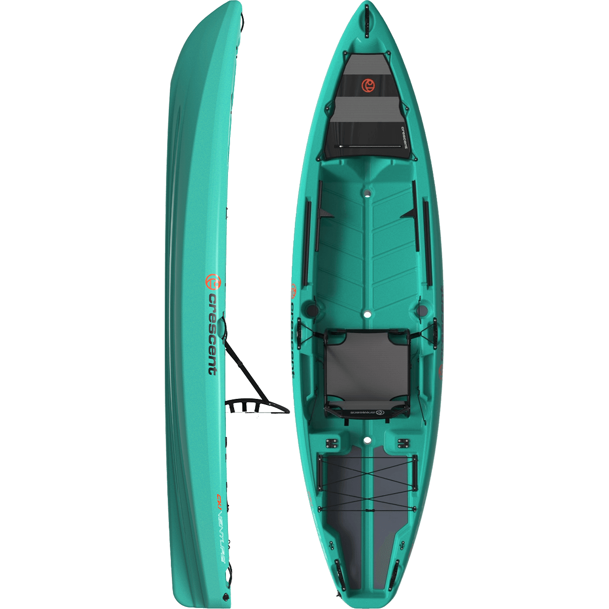 11' Crescent Kayak CK1 Venture Fishing Kayak