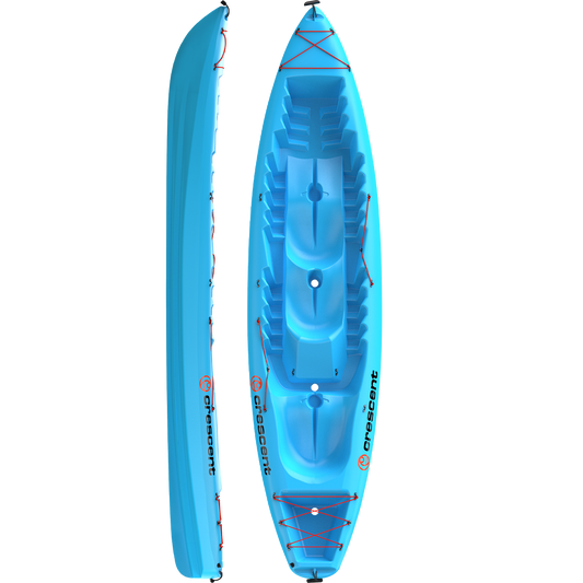 12' 4" Crescent Kayak Splash 2 Tandem SOT Kayak