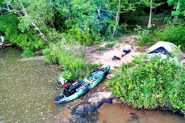 11' 10" Crescent Kayak Shoalie SF Fishing Kayak