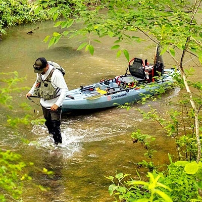11' 10" Crescent Kayak Shoalie SF Fishing Kayak