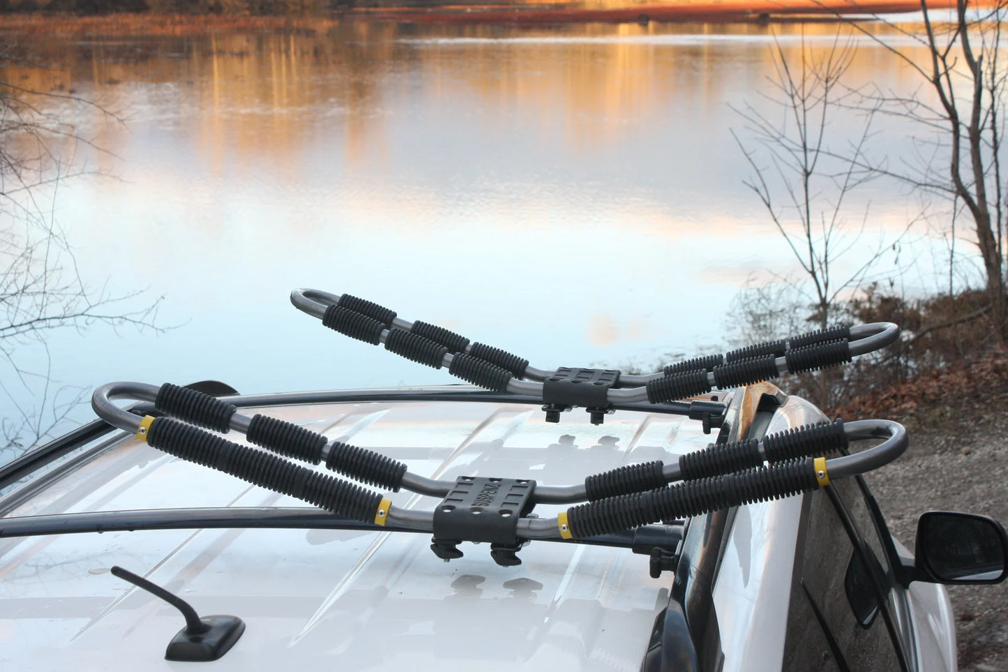 EZ ROLLER™ V-Rack Kayak Roof Carrier Rack - Suspenz