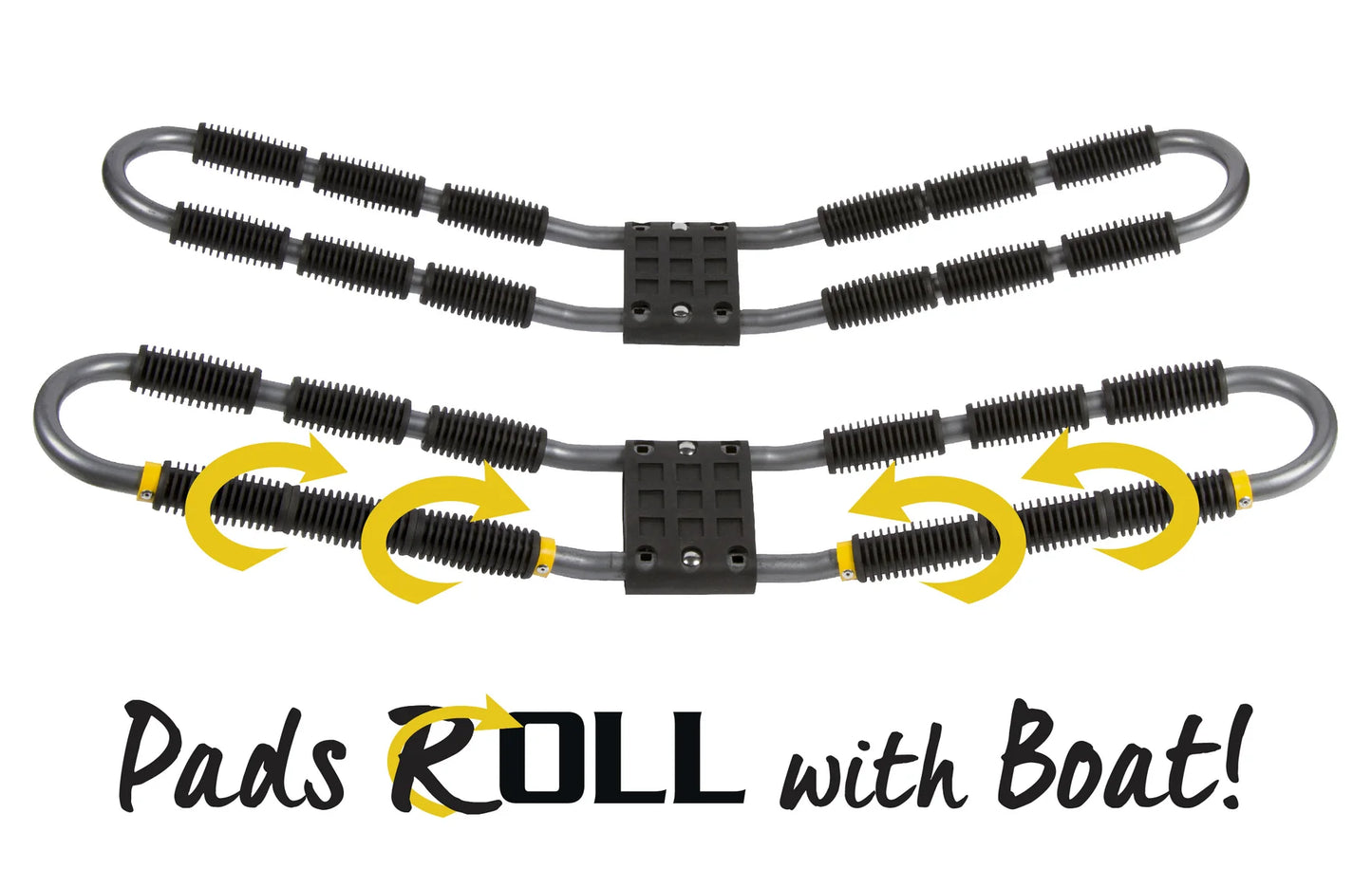 EZ ROLLER™ V-Rack Kayak Roof Carrier Rack - Suspenz