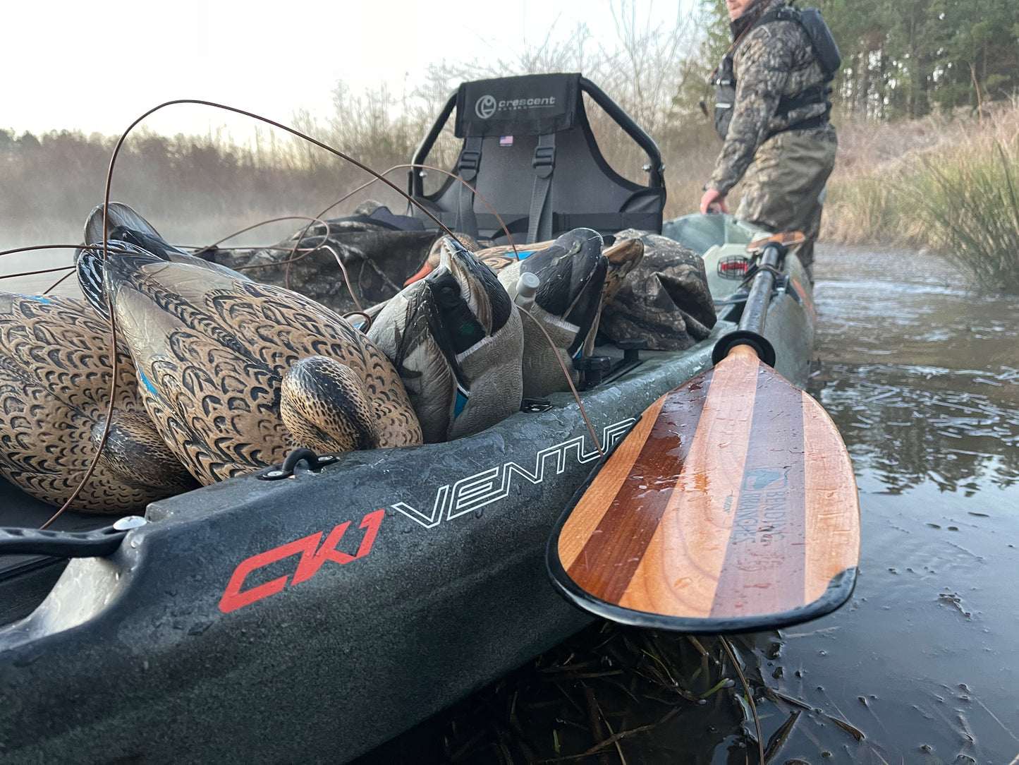 11' Crescent Kayak CK1 Venture Fishing Kayak