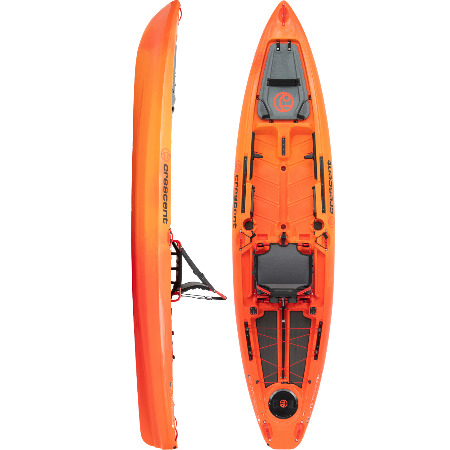 12' 4" Crescent Kayak Lite Tackle II Fishing Kayak