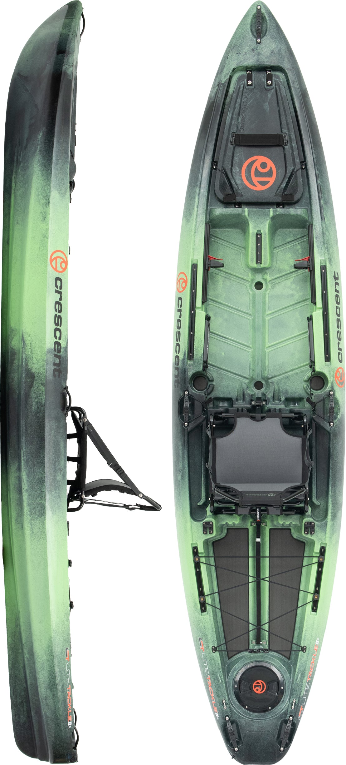 12' 4" Crescent Kayak Lite Tackle II Fishing Kayak