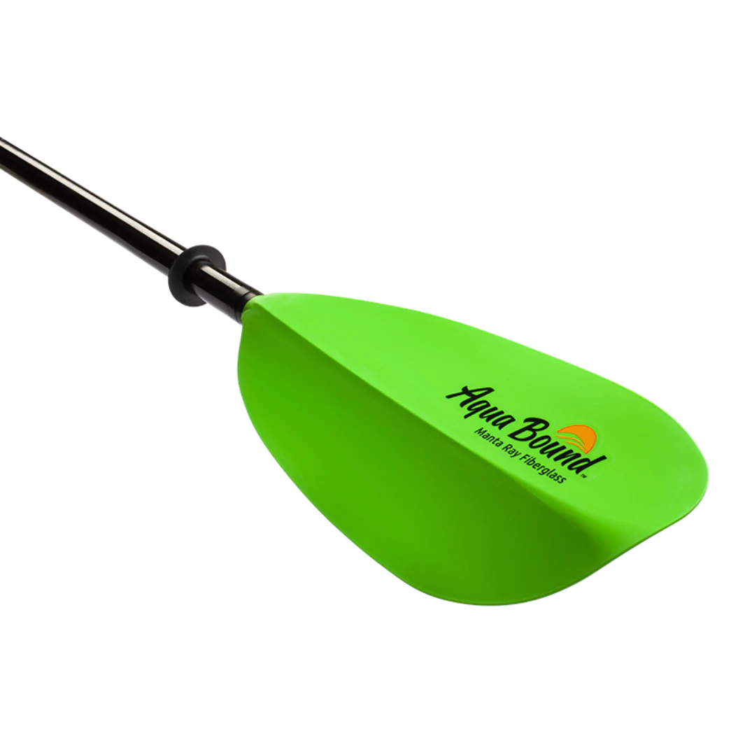 Aqua Bound Manta Ray Fiberglass 2-Piece Snap-Button Kayak Paddle