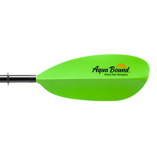 Aqua Bound Manta Ray Fiberglass 2-Piece Snap-Button Kayak Paddle