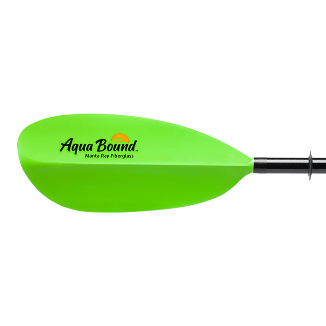 Aqua Bound Manta Ray Fiberglass 2-Piece Snap-Button Kayak Paddle