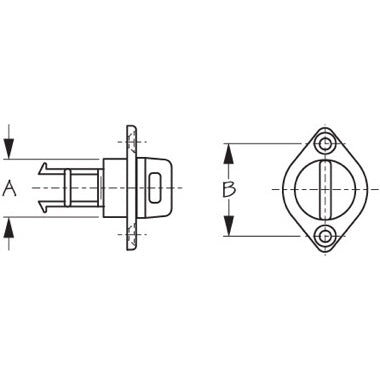Replacement Kayak Drain Plug - Coarse Thread Screw-In Replacement
