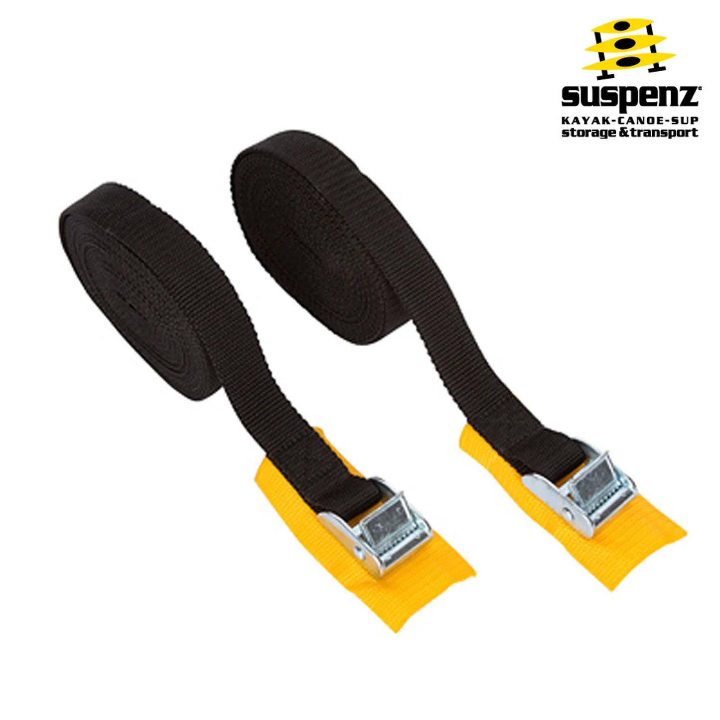 Kayak Tie Down Straps with Cam Buckles - Suspenz