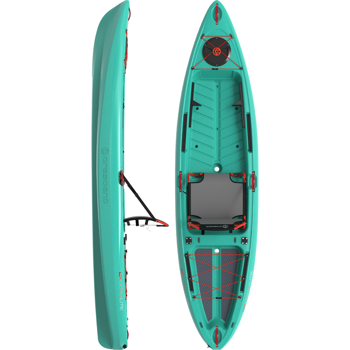 10' 2" Crescent Kayak UltraLite Fishing Kayak