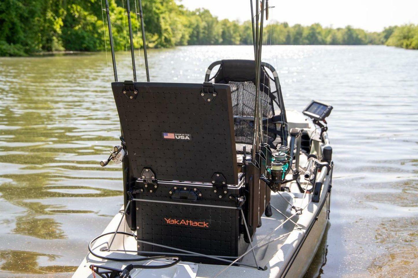 YakAttack BlackPak Pro Kayak Fishing Crate - 16" x 16"