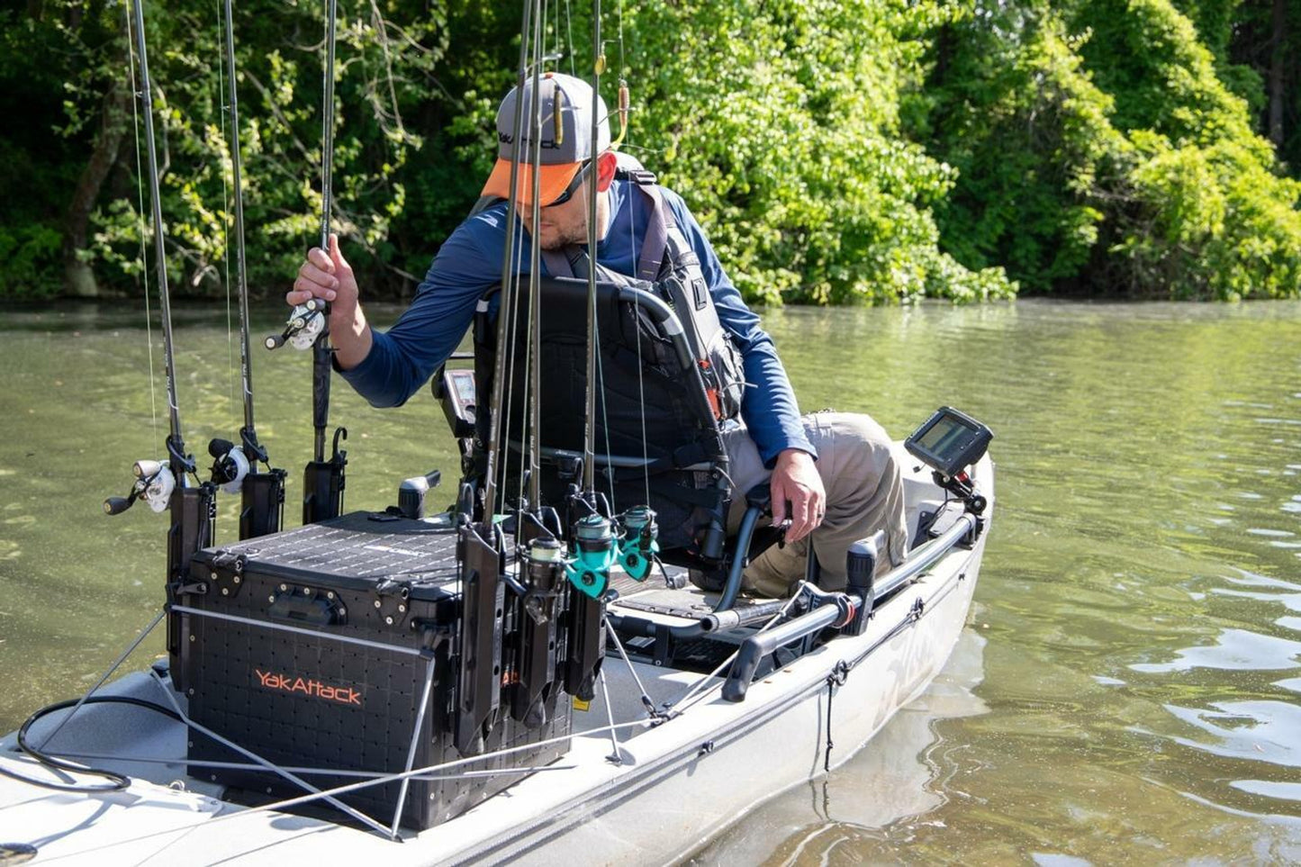 YakAttack BlackPak Pro Kayak Fishing Crate - 16" x 16"