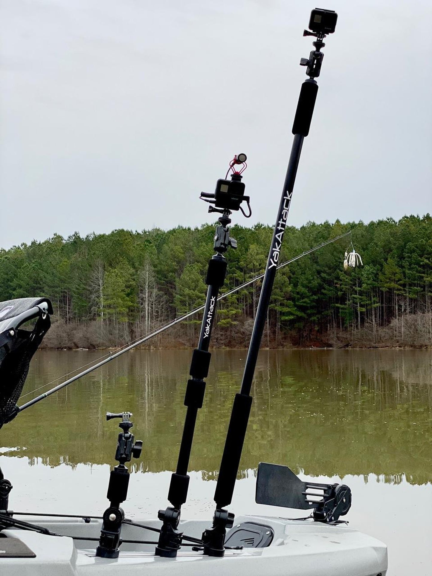 YakAttack 51.5" BoomStick Pro Kayak Camera Mount