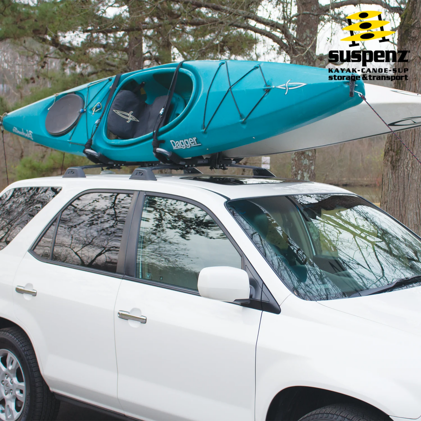 Suspenz Double J-Rack Roof Kayak Carrier - 2 Kayak Carrier