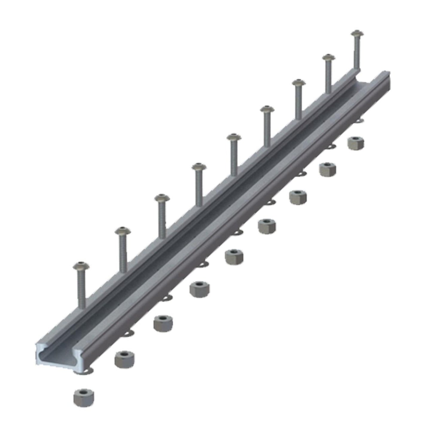 YakAttack 16" Top Loading Kayak GearTrac With Mounting Screws