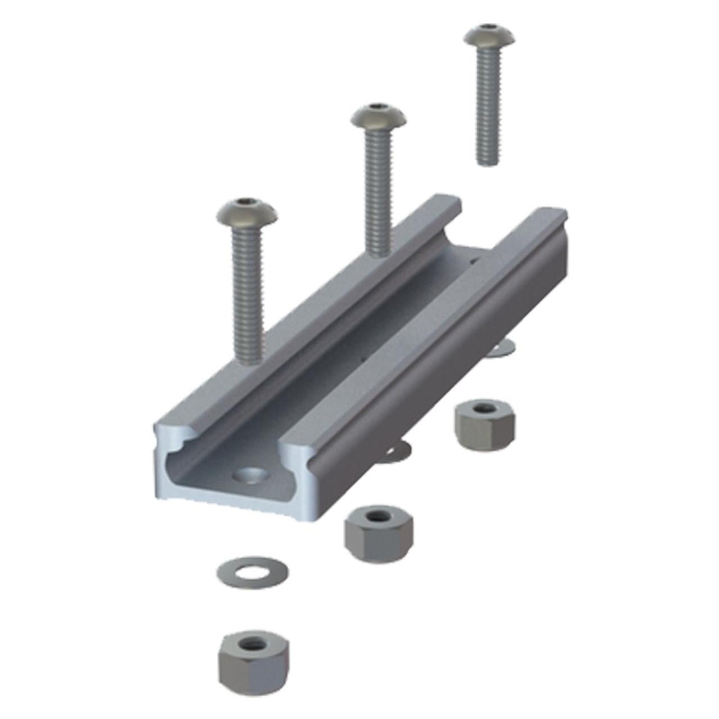 YakAttack 4" Top Loading Kayak GearTrac With Mounting Screws