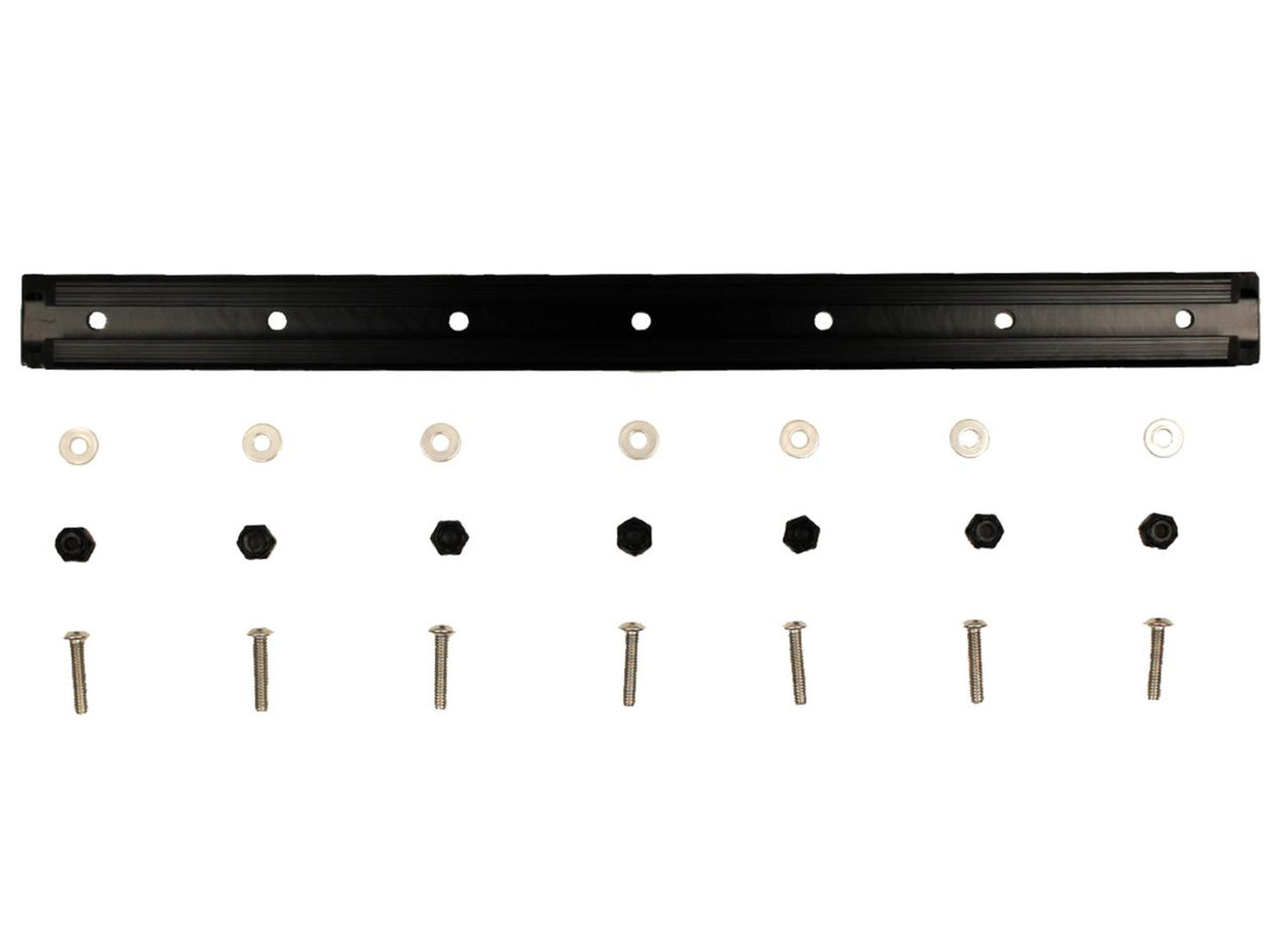 YakAttack 12" Black Kayak GearTrac With Mounting Screws
