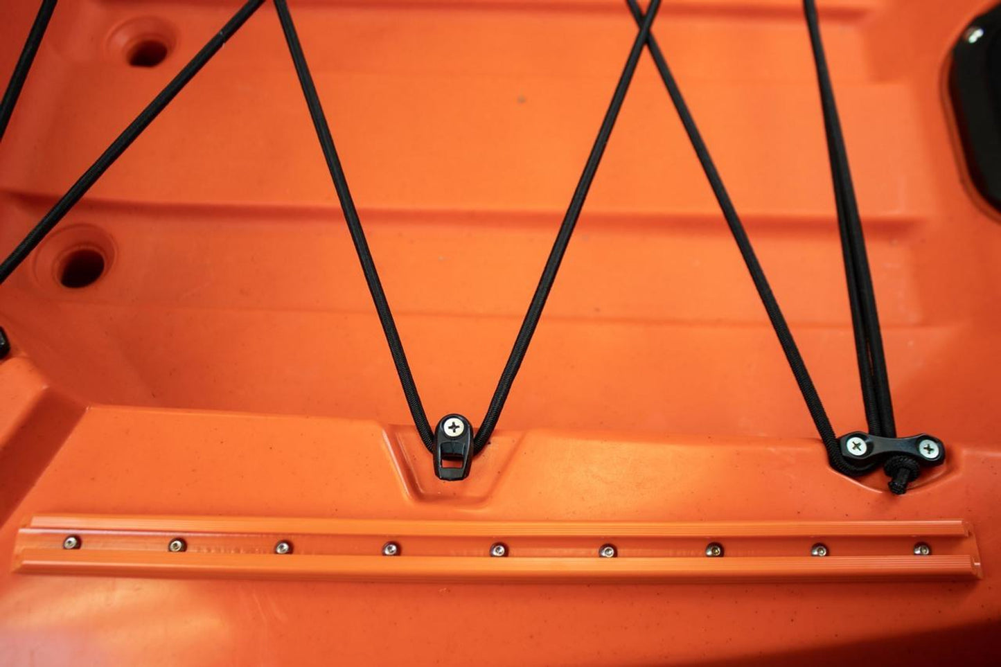 YakAttack 16" Orange Kayak GearTrac With Mounting Screws