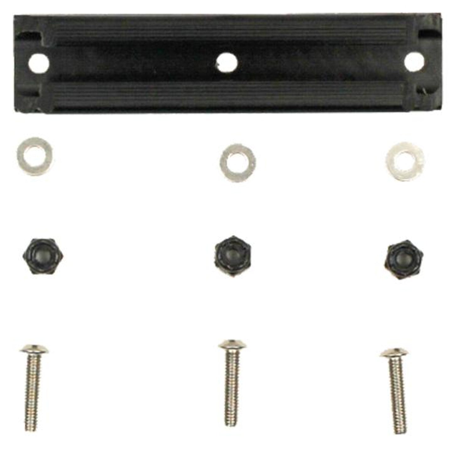 YakAttack 4" Black Kayak GearTrac With Mounting Screws