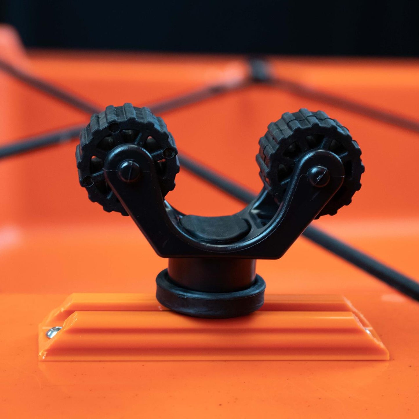YakAttack 4" Orange Kayak GearTrac With Mounting Screws