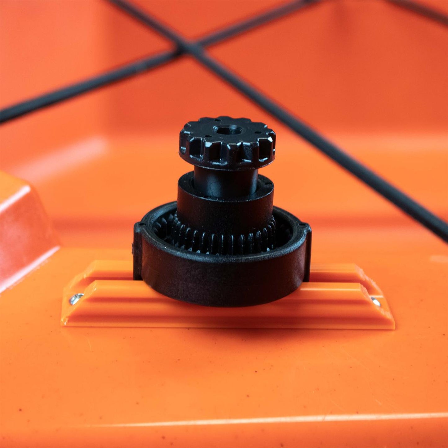 YakAttack 4" Orange Kayak GearTrac With Mounting Screws