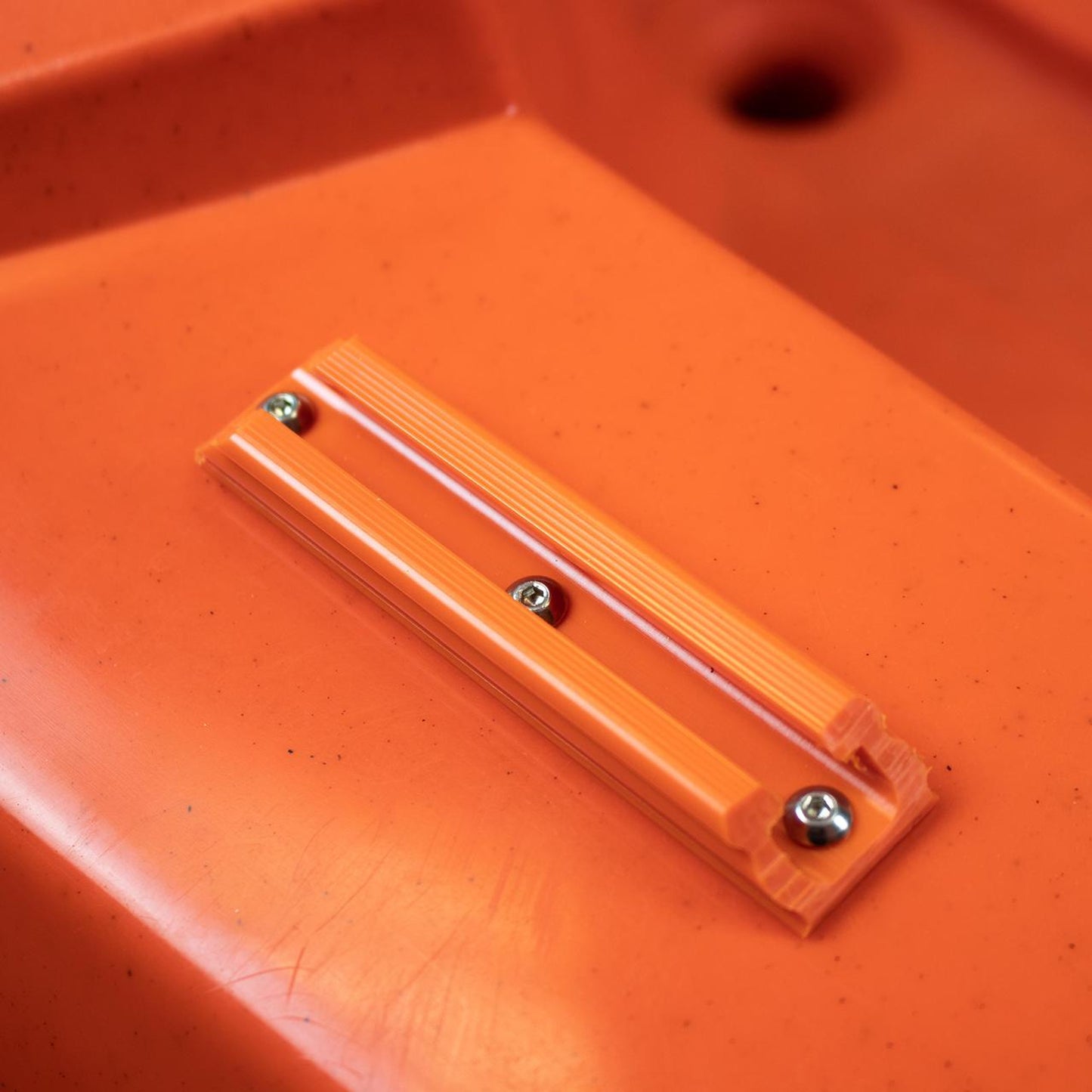 YakAttack 4" Orange Kayak GearTrac With Mounting Screws