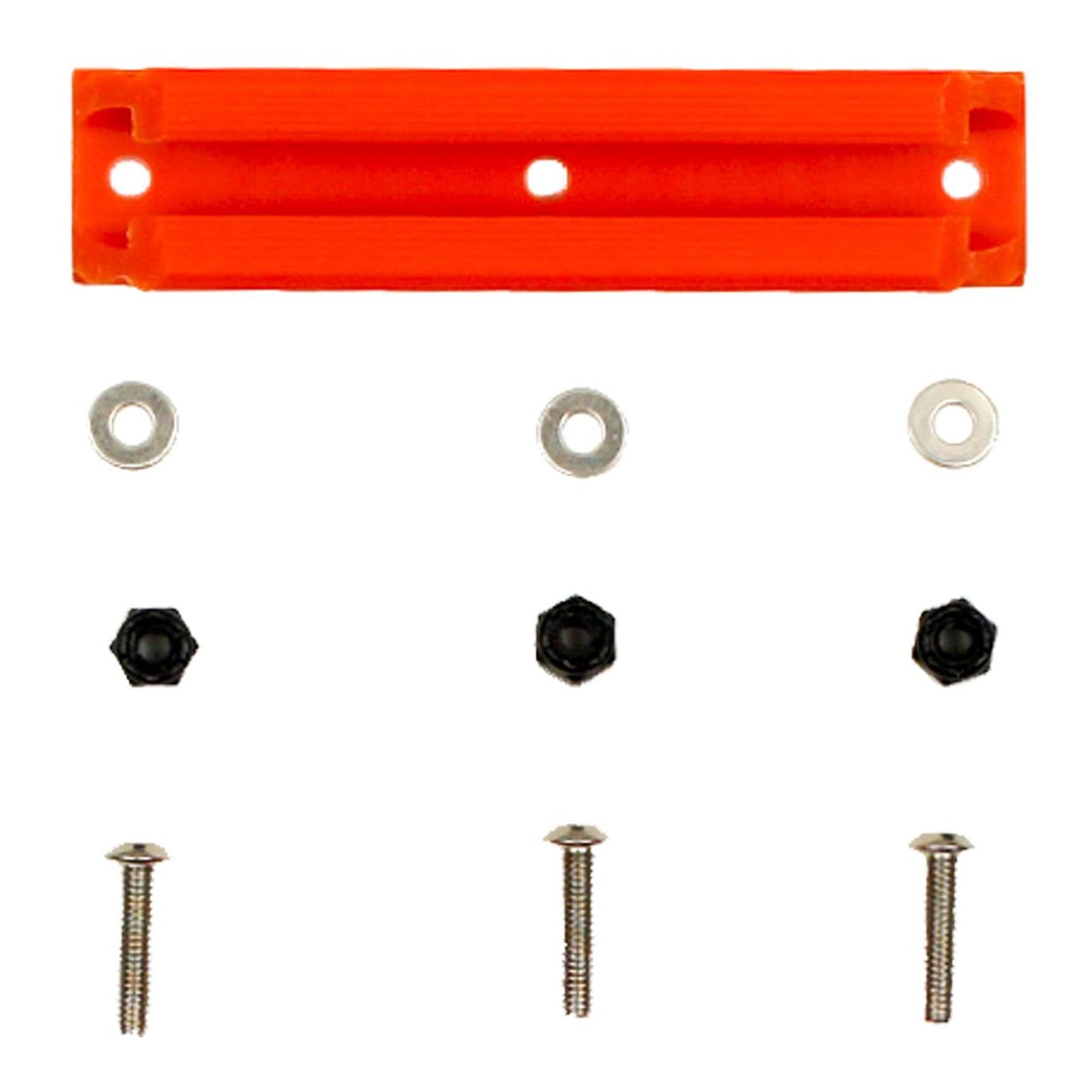 YakAttack 4" Orange Kayak GearTrac With Mounting Screws